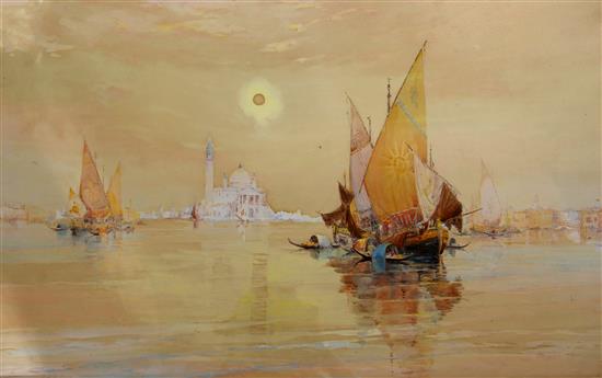 E. Sarto View of Venice 23 x 37in.